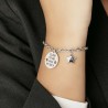 Bracciale donna Luca Barra BK2320 Con Scritta "colleghe per caso amiche per scelta"