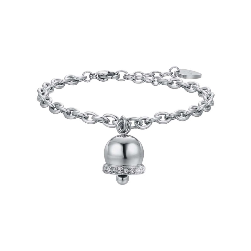 Bracciale Donna Luca Barra BK2323 In Acciaio Con Campanella