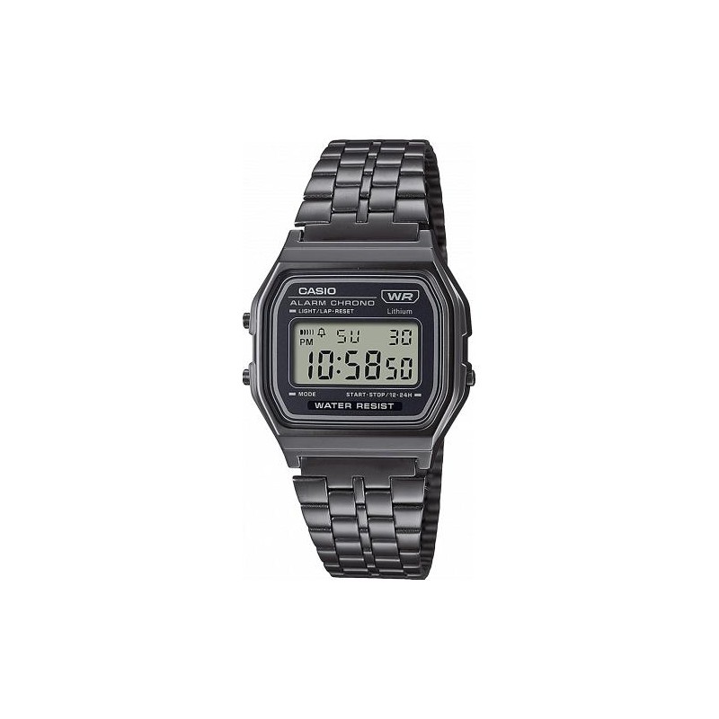 Orologio Unisex Casio Vintage A158WETB-1AEF Con Cassa E Cinturino Antracite