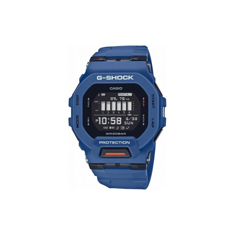 Orologio Uomo Casio G-SHOCK GBD-200-2ER Con Bluetooth Cinturino E Cassa Blu