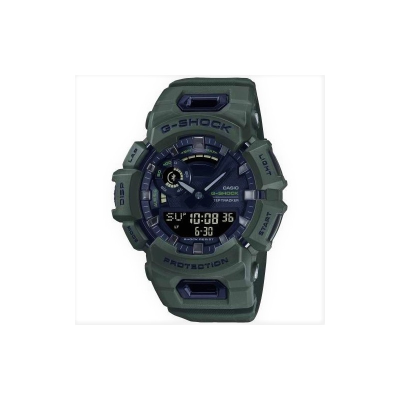 Orologio Uomo Casio G-SHOCK GBA-800UU-3AER Con Bluetooth Cassa E Cinturino Verde