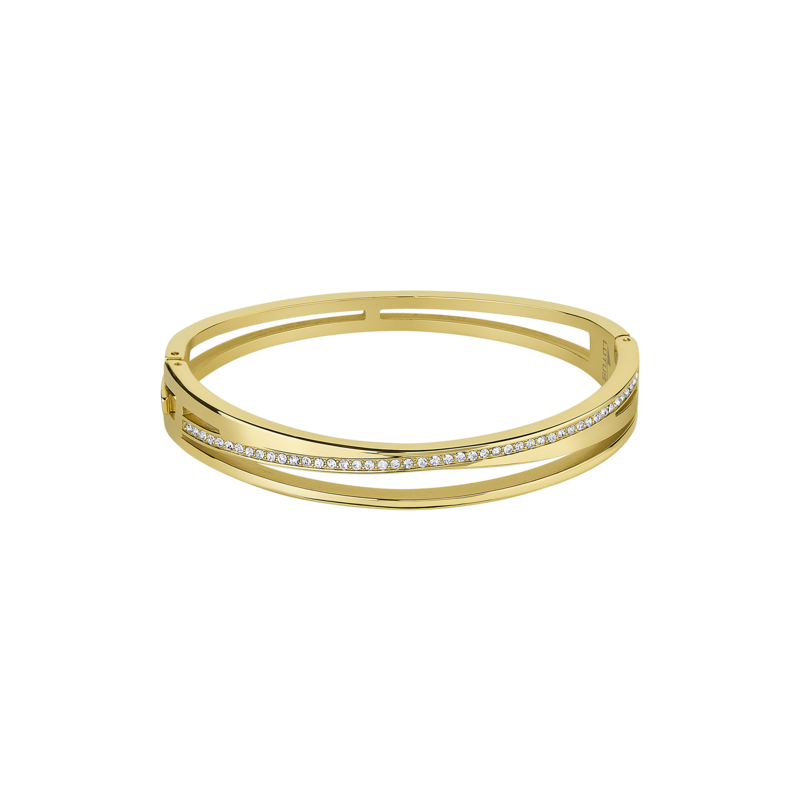 Bracciale Donna Rigido Lotus Style LS2113/2/2 In Acciaio Dorato Con Strass