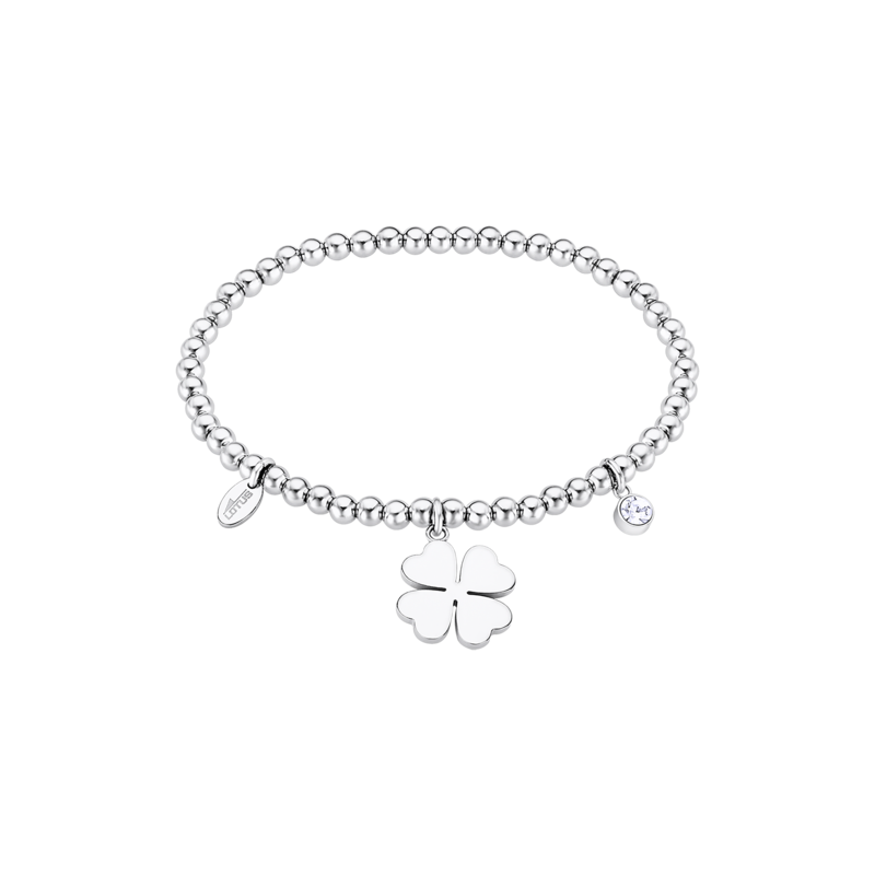 Bracciale Donna Lotus Style LS2170/2/1 Elastico Con Quadrifoglio