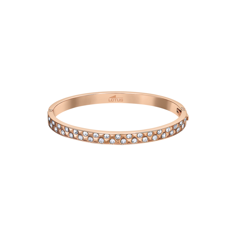 Bracciale Donna Lotus Style In Acciaio Rosé Con Strass LS2273/2/3