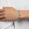 Bracciale Donna Lotus Style Con Centrale Doppio Cuore e Strass LS1912/2/1