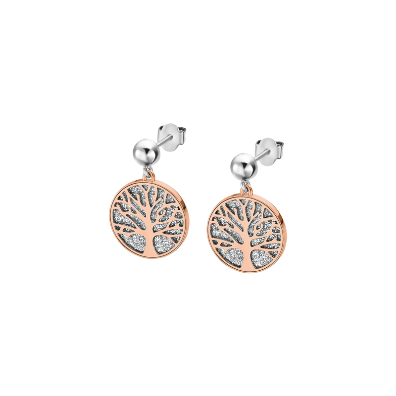 Orecchini Donna Lotus Style LS2225/4/2 Pendenti Con Albero Della Vita