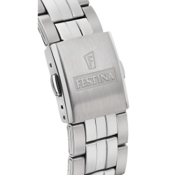 Orologio Uomo Festina Solo Tempo F20425/7 In Acciaio Con Quadrante Verde