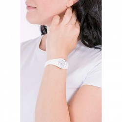 Orologio Donna Ragazza Calypso K5752/1 Con Cassa E Cinturino Bianchi