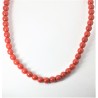 Collana donna in bambù rosso G.B.G. C. bambù