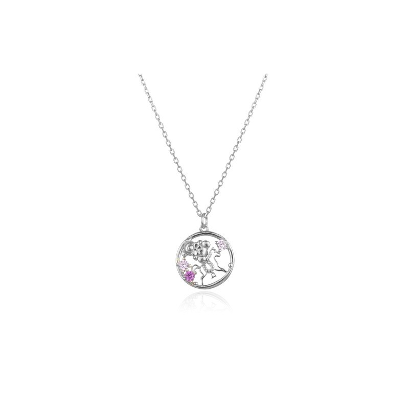Collana donna in argento con cavallo Trova Gioielli 7487-W