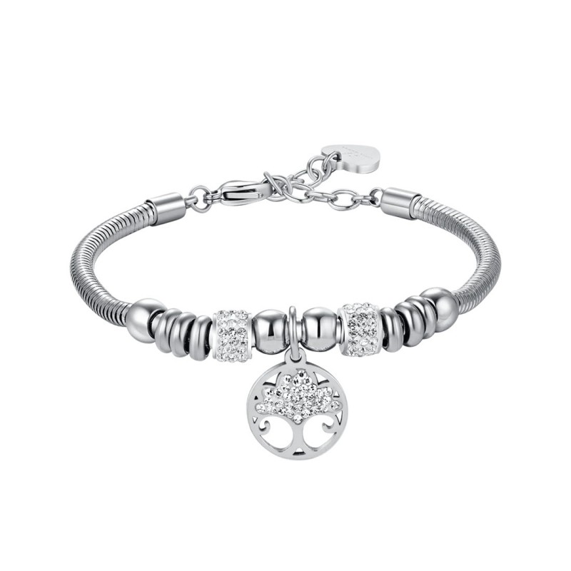 Bracciale Donna Luca Barra BK2332 In Acciaio Con Albero Della Vita