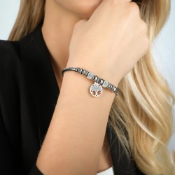 Bracciale Donna Luca Barra BK2332 In Acciaio Con Albero Della Vita