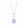 Collana donna Spark con cristallo glicine NC447012SS29 CP