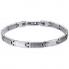 Bracciale uomo in acciaio Luca Barra BA1451
