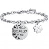 Bracciale con scritta "IL MEGLIO DEVE ANCORA VENIRE" Luca Barra BK2378