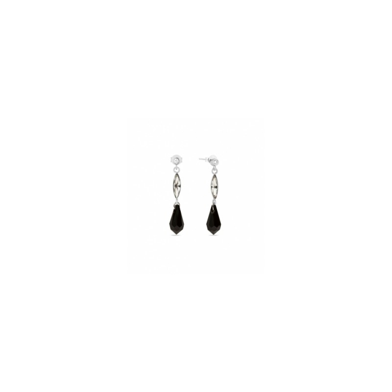Orecchini pendenti con cristallo nero Spark KC42006000CJ