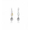 Orecchini pendenti con cristallo e foglia Spark KWLIS323012 AB