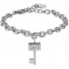 Bracciale donna in acciaio con chiave Luca Barra BK2359
