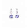 Orecchini pendenti con cristallo glicine Spark KC447010SS29CPL