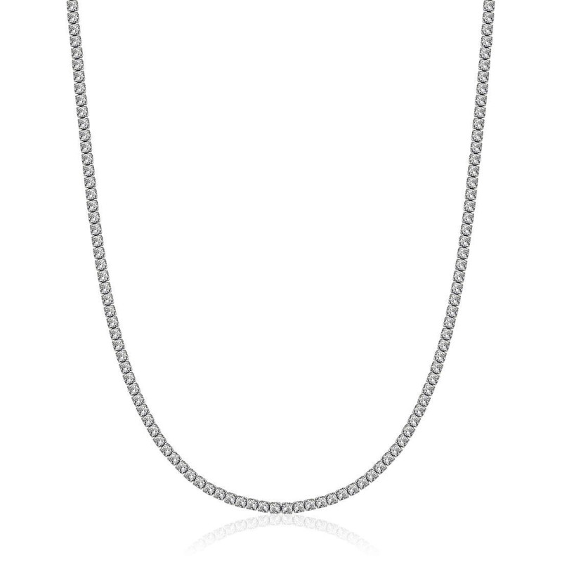 Collana Tennis Donna Luca Barra CK1783 In Acciaio Con Zirconi 3,6 mm