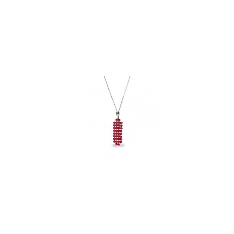 Collana donna con cristalli rossi Spark N1MESH3 LSI