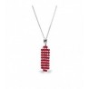Collana donna con cristalli rossi Spark N1MESH3 LSI