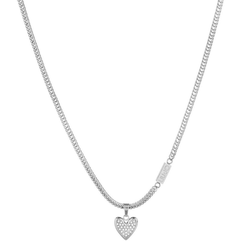 Collana donna in acciaio con cuore Liu-Jo LJ1841