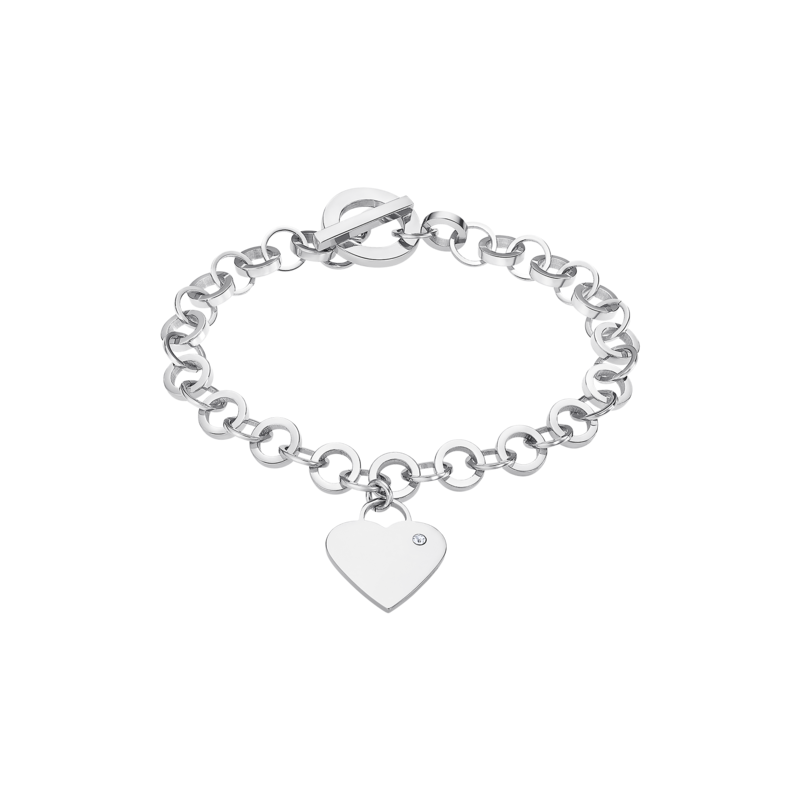 Bracciale donna a catena con cuore Lotus Style LS2271/2/1