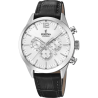 Orologio Uomo Cronografo Festina F20542/1 Con Quadrante Grigio E Cinturino Nero