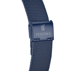 Orologio Uomo Festina Automatico scheletrico F20574/1 Con Cassa E Cinturino Blu