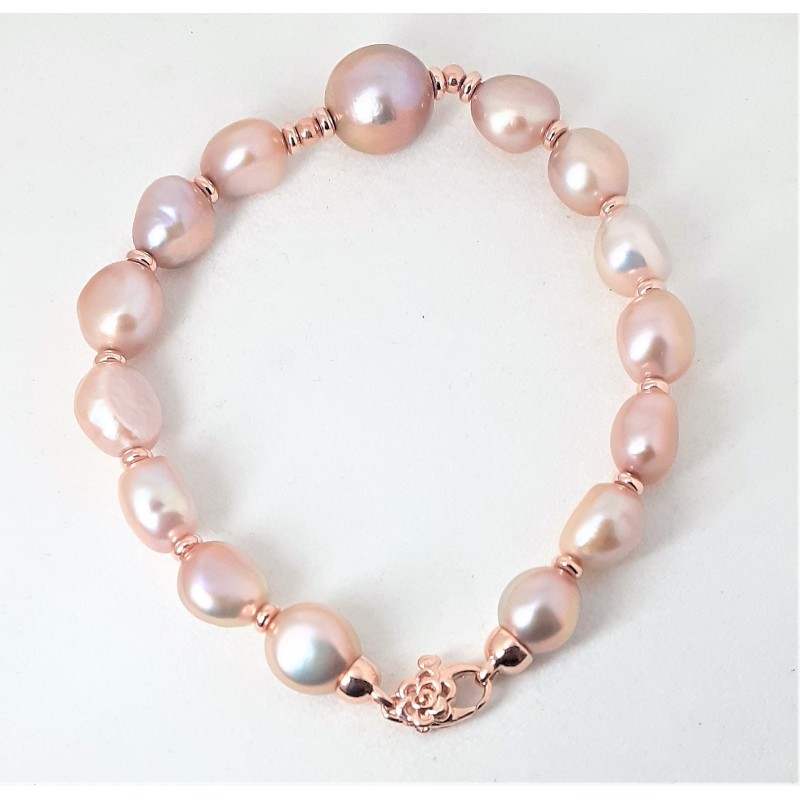 Bracciale donna con perle rosa MIKIKO MB7448A3FDMU999