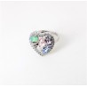 Anello a forma di cuore con pietre multicolore Trova Gioielli 7567