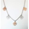 Collana donna in argento con fiori THINK POSITIVE TJC117168