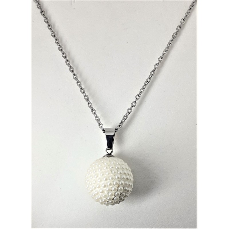 Collana donna in acciaio chiama angeli Manuel Zed Q2231_0069