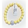 Bracciale donna elastico con sfere gialle Manuel Zed L2320_4406