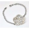 Bracciale donna in acciaio con fiore Manuel Zed H2714_2300