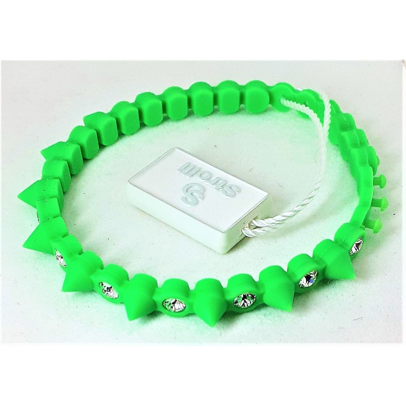 Bracciale donna in silicone verde Stroili J0593-8