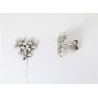 Orecchini in argento a lobo con fiori Zoppini R1169_4400