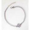Bracciale donna tipo tennis con quadrifoglio Zoppini H1639_0044