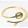 Bracciale Donna Lotus Style Acciaio Dorato Rigido Con Infinito LS2169/2/9