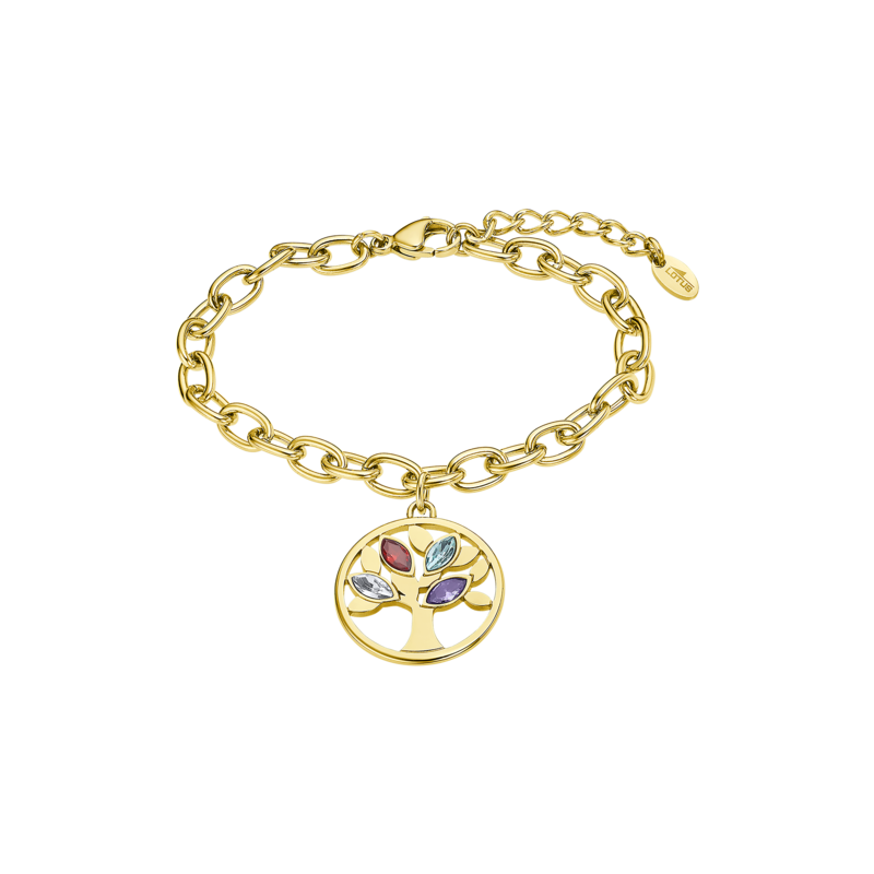 Bracciale Donna Lotus Style LS2192/2/2 Acciaio Dorato Con Albero Della Vita