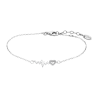 Bracciale Donna Lotus Silver in Argento Con Cuore e zirconi LP3041-2/1