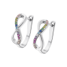 Orecchini Donna Lotus Silver a Forma di Infinito Con Zirconi multicolore LP1872-4/2
