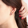 Orecchini Donna Lotus Silver a Forma di Infinito con Zirconi LP1253-4/1