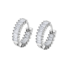 Orecchini Donna Lotus Silver LP3115-4/1 A Cerchio in Argento Con Zirconi