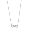 Collana Donna Lotus Silver in Argento Con Infinito e Zirconi LP1253-1/1