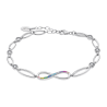 Bracciale Donna Lotus Silver LP 1872-2/2 In argento Con infinito e Zirconi Multicolore
