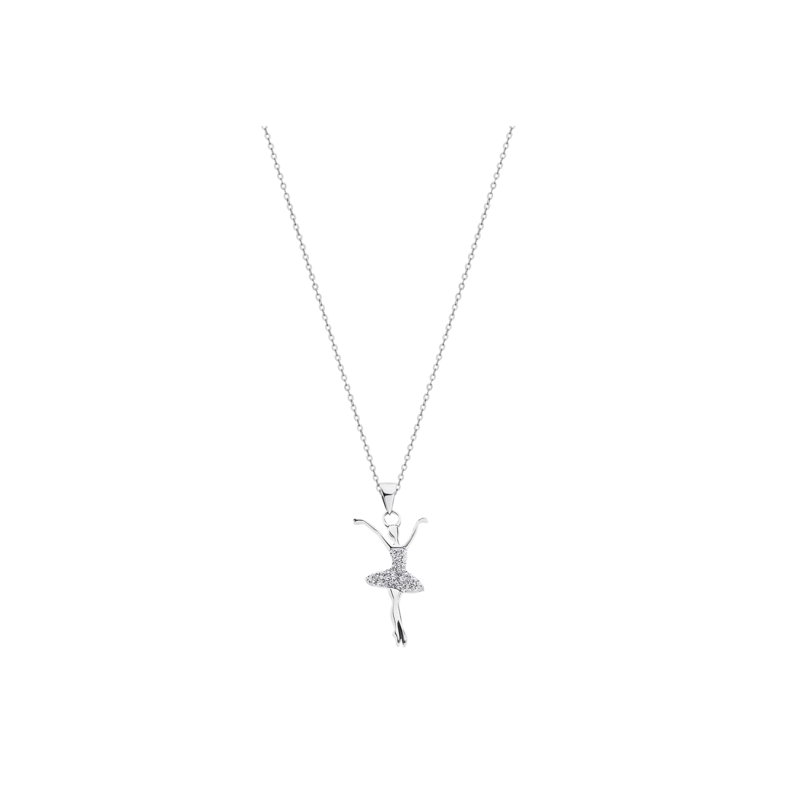Collana Donna Lotus Silver LP1684-1/1 in Argento Con Pendente Ballerina