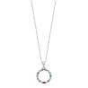Collana Donna Lotus Silver Con Pendente Con Pietre Multicolore LP3246-1/1