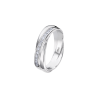 Anello Donna Lotus Silver Tipo Fascetta Intrecciata Con Zirconi LP3448-3/114